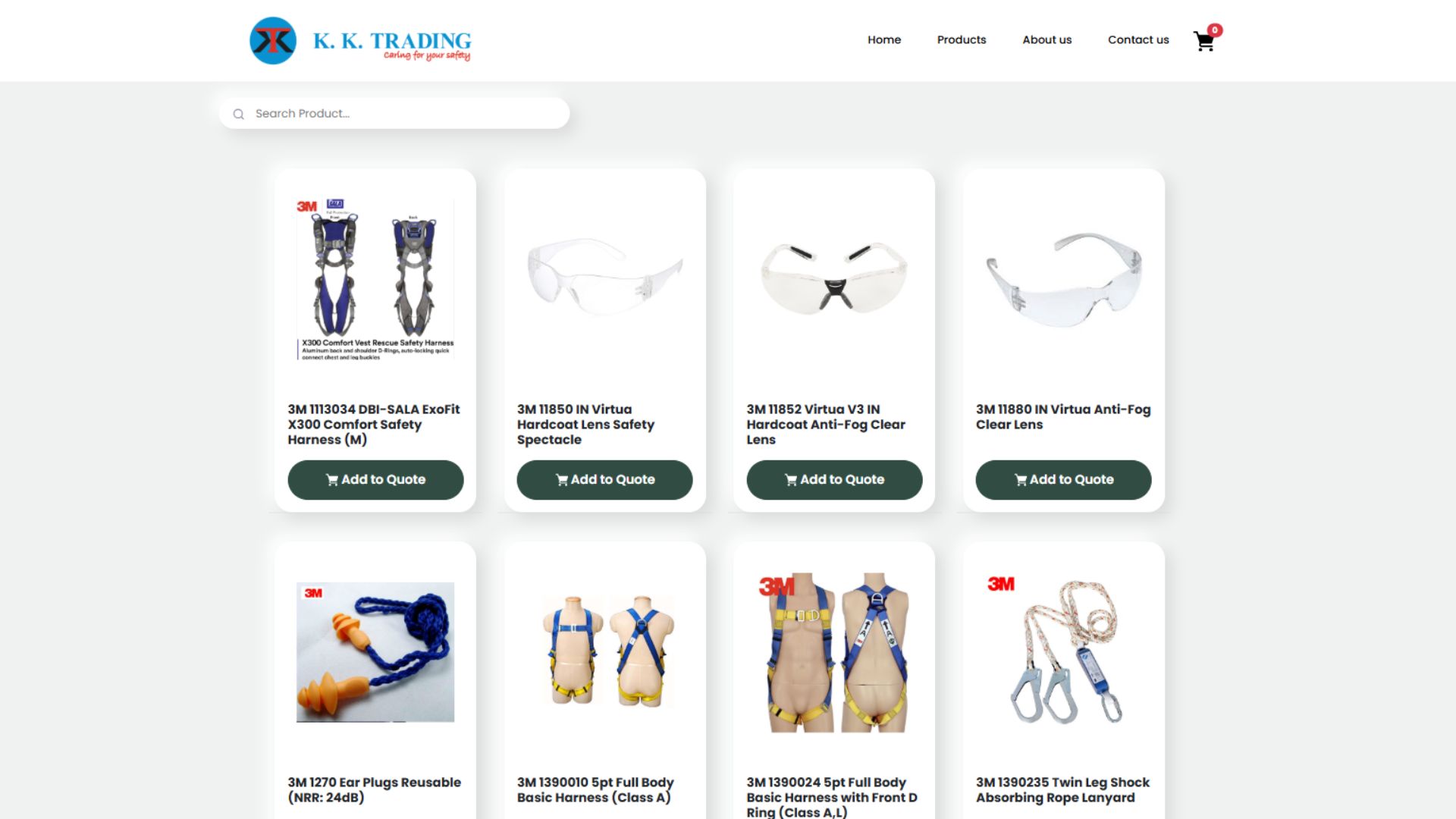 KKTrading Goa website