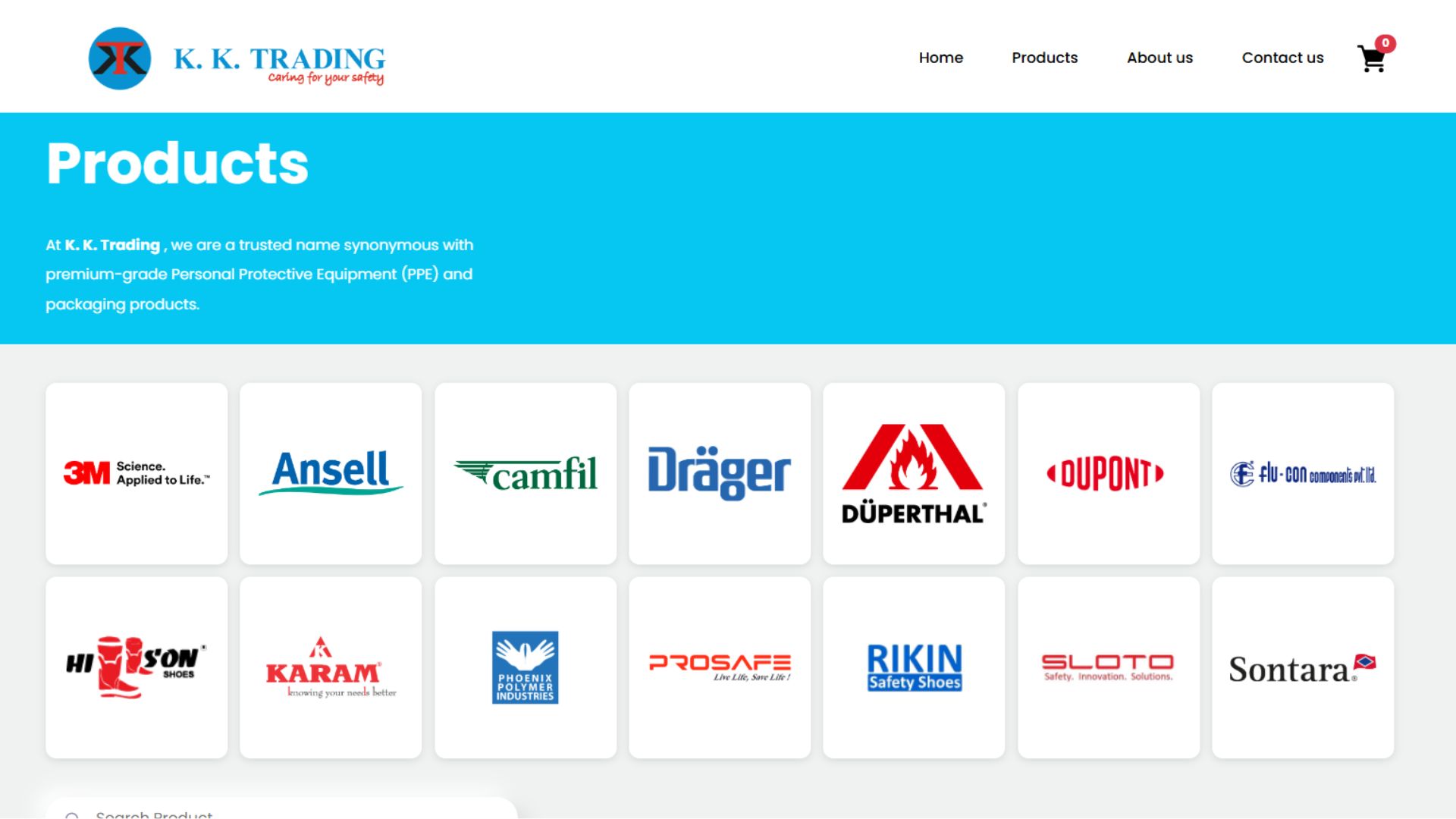 KKTrading Goa website